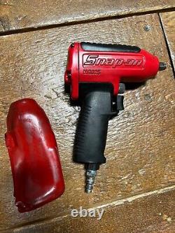 Snap-on 3/8 Drive Heavy-duty Air Impact Wrench Mg325 With Protective Boot