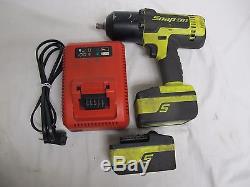 Snap on CT8850HV 1/2 Impact Wrench with 2 Batteries and Charger