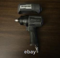 Snap on Gun Metal Grey 1/2 Drive Air Impact Wrench PT850GM With Cover