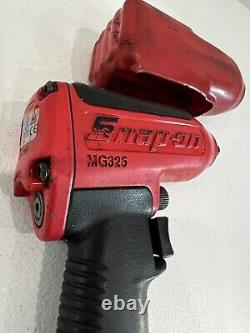 Snap-on MG325 3/8 Drive Air Impact Wrench (Red) With Rubber Boot
