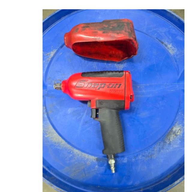 Snap-on Mg725 1/2 Inch Pneumatic Air Impact Wrench Red With Protective Boot