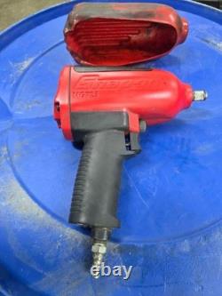 Snap-on MG725 1/2 inch Pneumatic air Impact Wrench Red with Protective Boot
