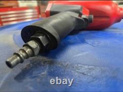 Snap-on MG725 1/2 inch Pneumatic air Impact Wrench Red with Protective Boot