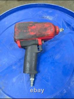 Snap-on MG725 1/2 inch Pneumatic air Impact Wrench Red with Protective Boot