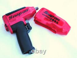Snap-on Mg325 Red 3/8 Drive Impact Wrench With Protective Cover Used