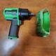 Snap-on Pt850 Green 1/2 Drive Air Impact Wrench. Lightly Used With Cover