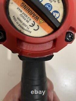 Snap-on PT850 Impact Air Gun Wrench Pneumatic Automotive Tool 1/2 Drive USA Red