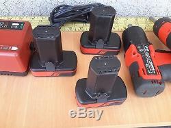 Snap-on Tools 14.4V Cordless 3/8 Impact Wrench CT761 & Screwdriver Kit CTS725