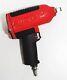 Snap-on Tools Mg725 1/2 Drive Heavy-duty Air Impact Wrench (red) 90psig 6.2bar