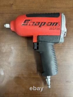 Snap on Tools USA MG725 RED 1/2 Drive Heavy Duty Pneumatic Impact Wrench