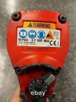 Snap-on Xt7100 Red 1/2 Drive Air Impact Wrench Free Shipping