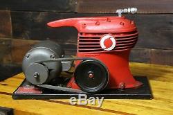 Thomas SprayIt Air Compressor Art Deco vintage antique Rocket Red industrial