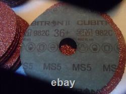 Top Cat Air Tool Grinder MODEL 520 12000 RPM w 100 5''36 grit Cubitron 2 discs