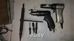 US Industrial Pneumatic 3x Rivet Gun. 401 Shank And Drill With Rivet Nocker Sets