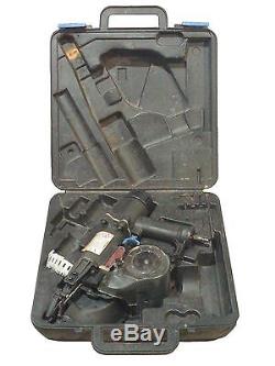 Used MAX Multi-Impact Coil Nailer CNV300J Roof Framing Specialty Nail Gun WithCase