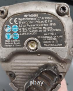 Used Mac Tools 1/2 Pneumatic Impact MPF990501