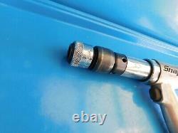 Used, Snap On Tools Long Barrel Air Hammer, Bit Holder & Air Hose Swivel, USA