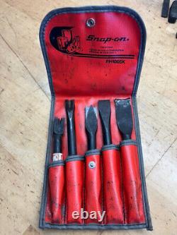 Used Snap-onT 5-pc Air Hammer Bit Set PHG1005BK in original pouch