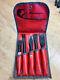 Used Snap-ont 5-pc Air Hammer Bit Set Phg1005bk In Original Pouch