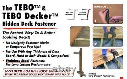 Used Spotnails TEBO2 Hidden Deck Fastner Tool TEBO Decker System-FREE Shipping