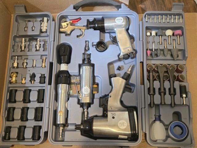Vevor 71pcs Pro Air Tool And Accessories Kit Impact & Ratchet Wrench Die Grinder