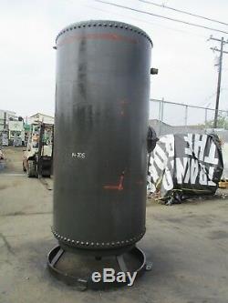 Vintage Antique 1000 Gallon Vertical Air Compressor Tank With Rivets And Stand