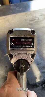 Vintage Craftsman 1/2 Impact Wrench Pneumatic Model 875-188992