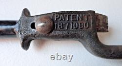 Vintage Locomotive Tool Air Brake Handle Railroad Metal Lever Some Brass