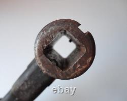 Vintage Locomotive Tool Air Brake Handle Railroad Metal Lever Some Brass