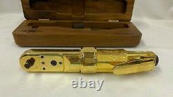 Vintage Mac Tools 24 Gold Plated Limited Edition Air Ratchet John Force Castrol
