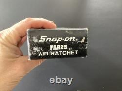Vintage Snap on 1/4 Drive Compact Air Ratchet FAR25 IN BOX Free Ship