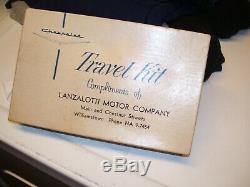 Vintage original 1960' s GM CHEVROLET Travel kit dealer promo box kit 1950s old