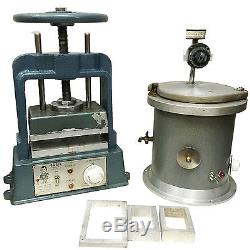 Wax Injector 2 3/4QT ARBE air pressure & ARBE MOLD VULCANIZER WORKING CONDITION