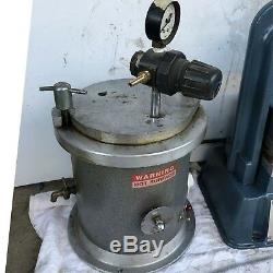 Wax Injector 2 3/4QT ARBE air pressure & ARBE MOLD VULCANIZER WORKING CONDITION