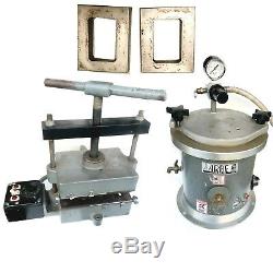 Wax Injector 2 3/4QT ARBE air pressure & MOLD VULCANIZER WORKING CONDITION