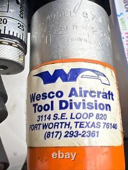 Wesco Aircraft Tool CXT 18000 Pneumatic Air Drill, Used, Qty Avail, FreeShip