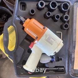 Yuni Industrial Professional Duty Air Impact Tool YU3600 complete in case