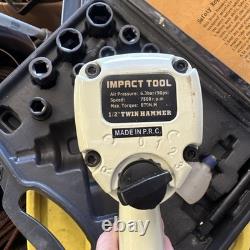 Yuni Industrial Professional Duty Air Impact Tool YU3600 complete in case